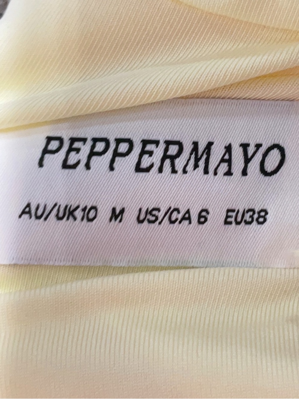Peppermayo Maribelle Maxi Dress in Lemon - Size 6 - Picture 9 of 9